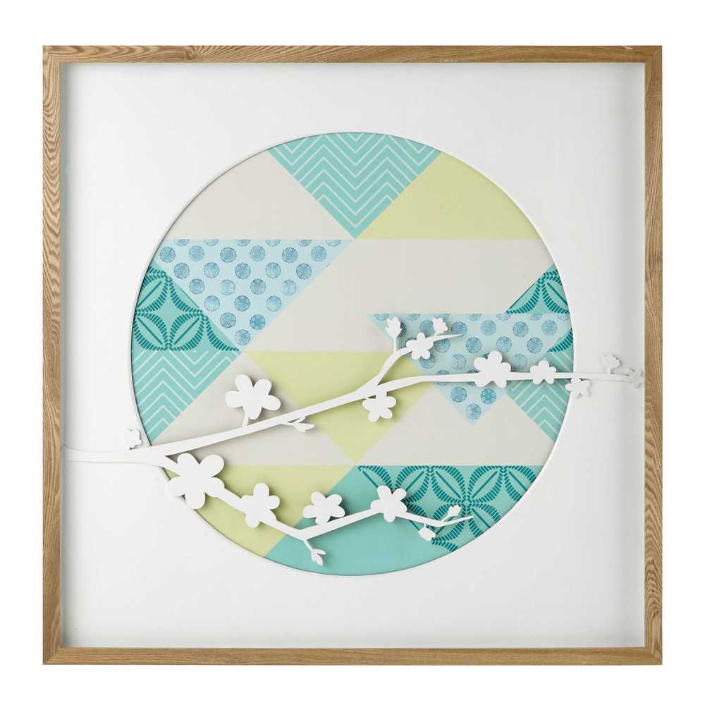 SAKURA wooden frame 90 x 90cm Maisons du Monde