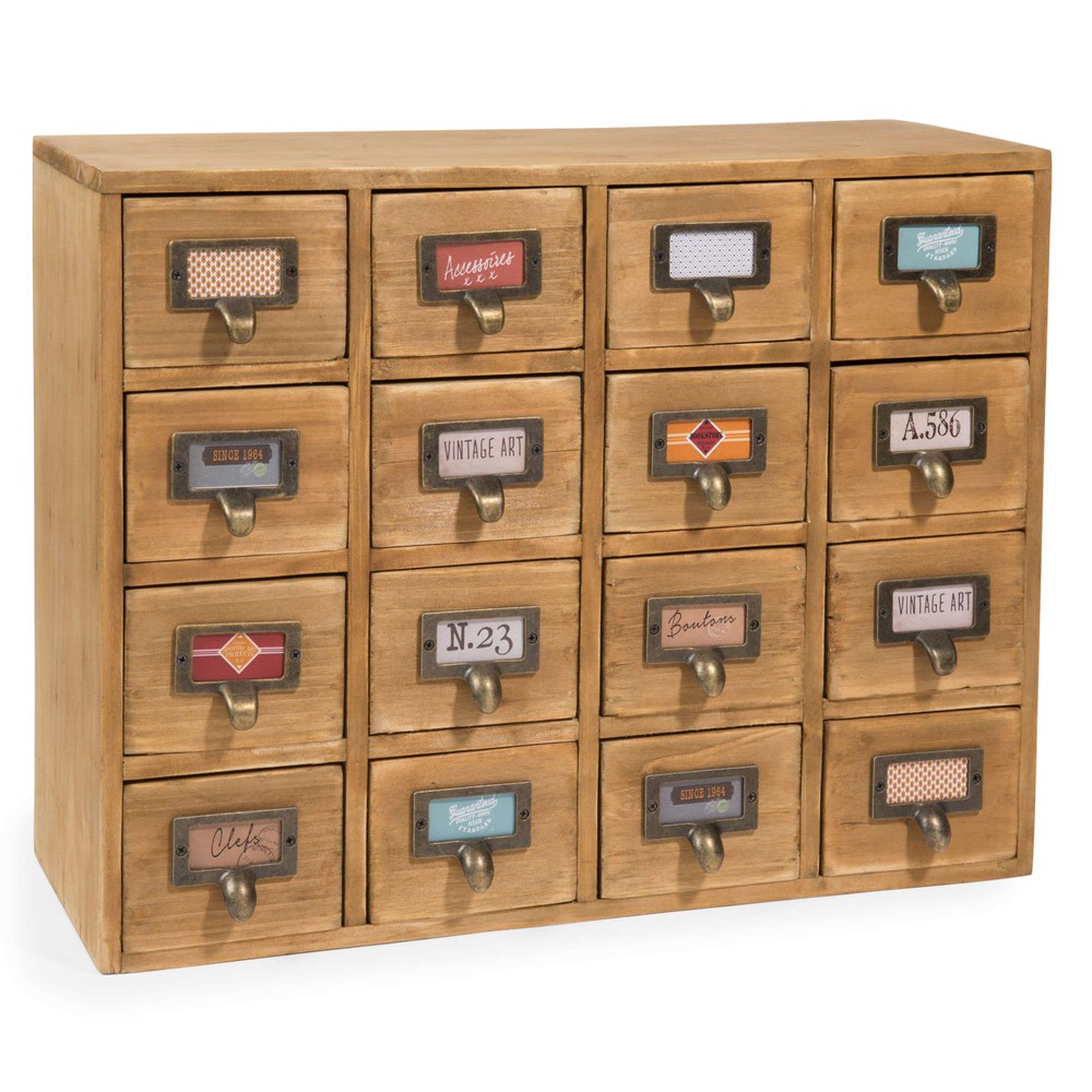 scaffali con cassetti