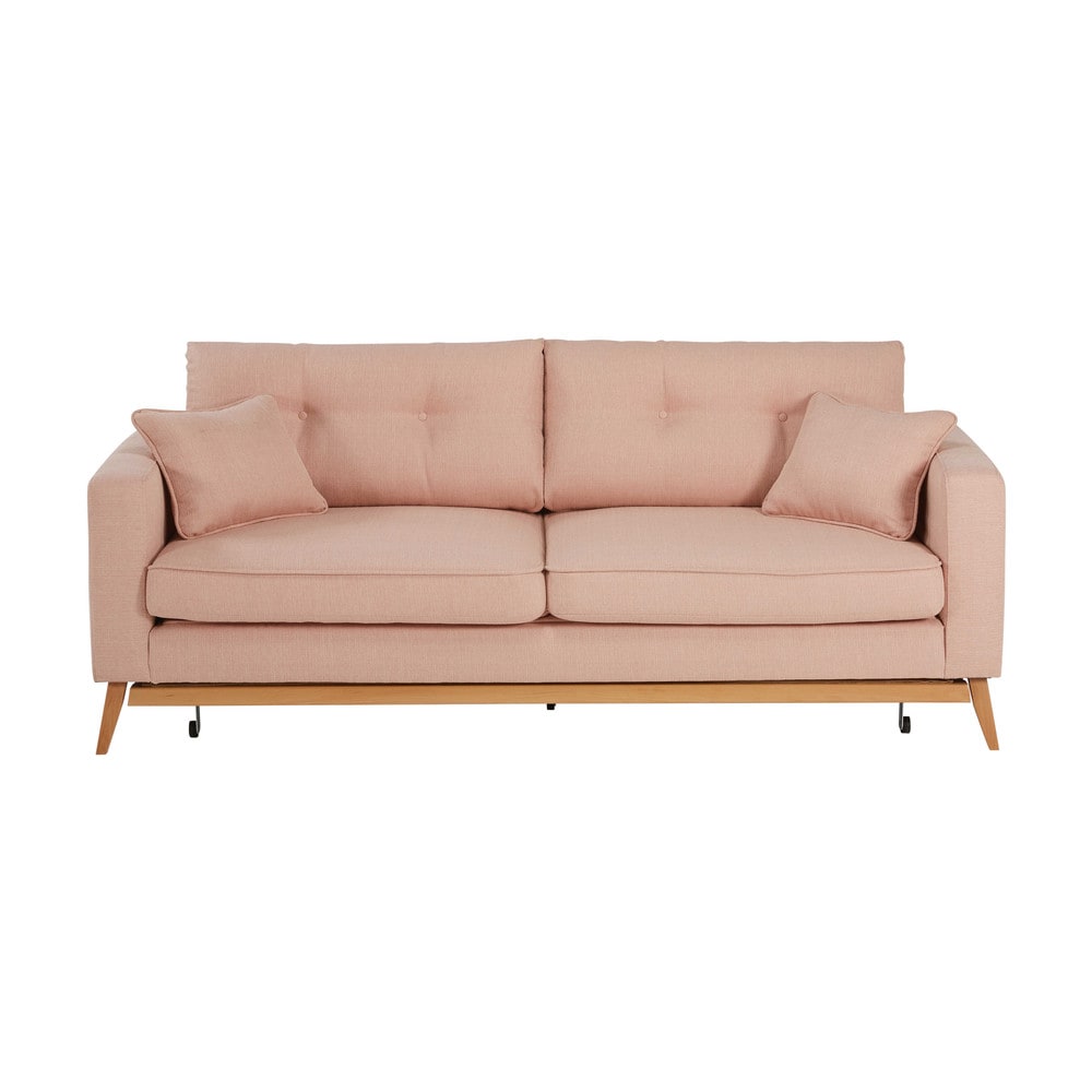 pink sofa bed