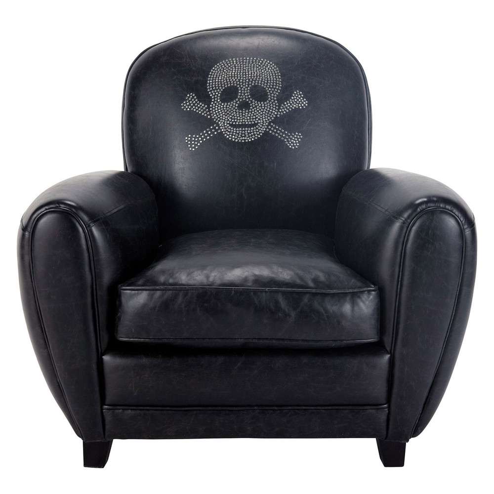 Sillón calavera negro Sparrow | Maisons du Monde