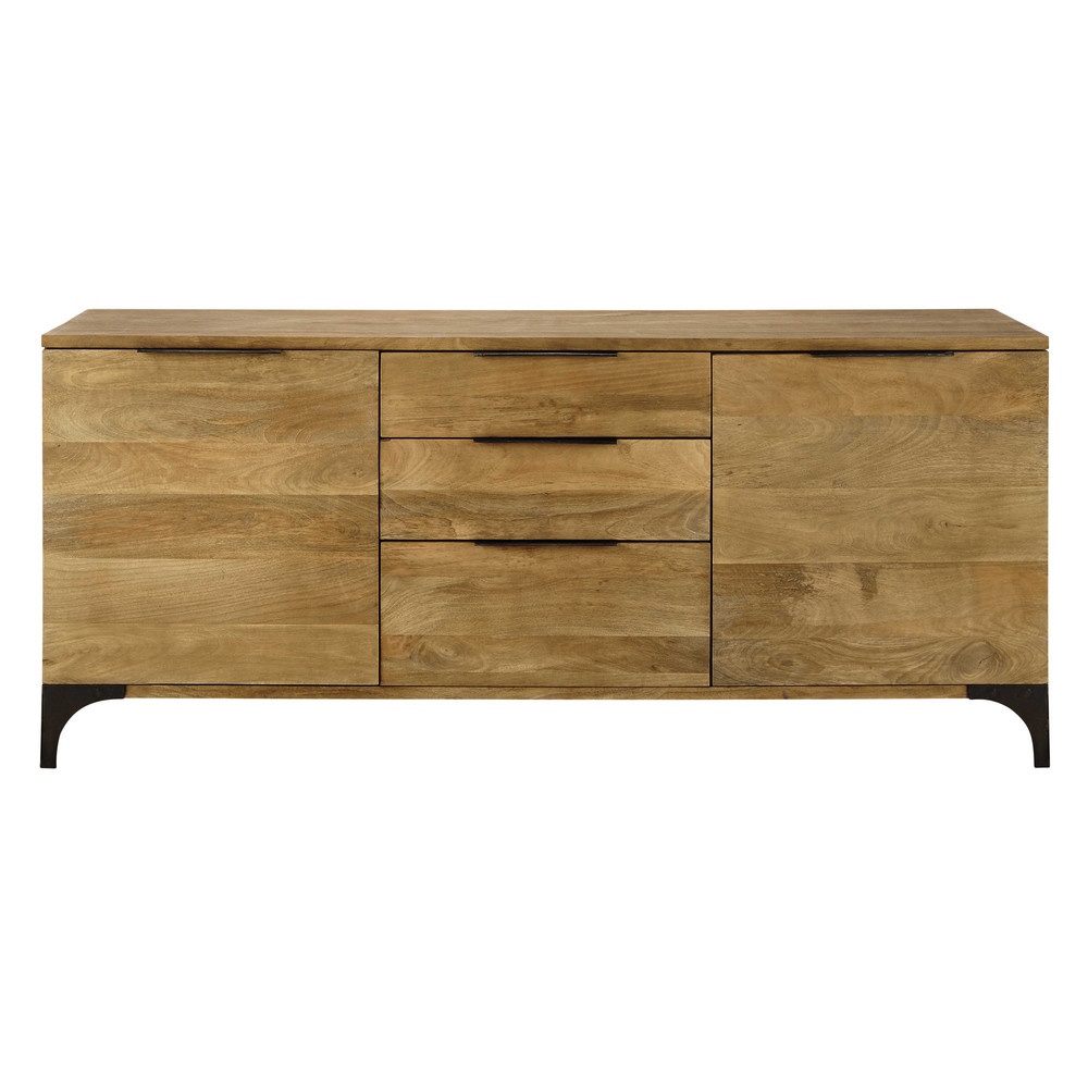 Solid mango wood sideboard W 180cm Metropolis Maisons du Monde