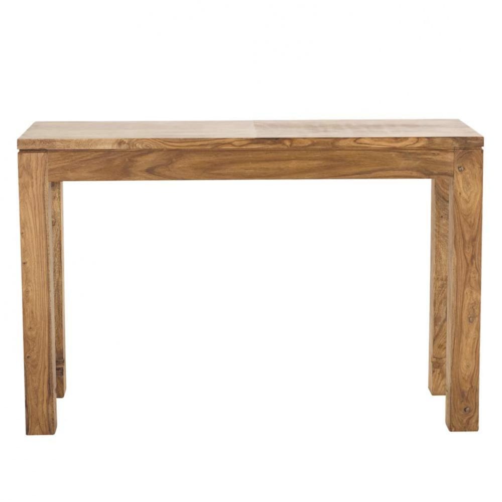 Solid Sheesham Wood Console Table W 120cm Stockholm Maisons du Monde