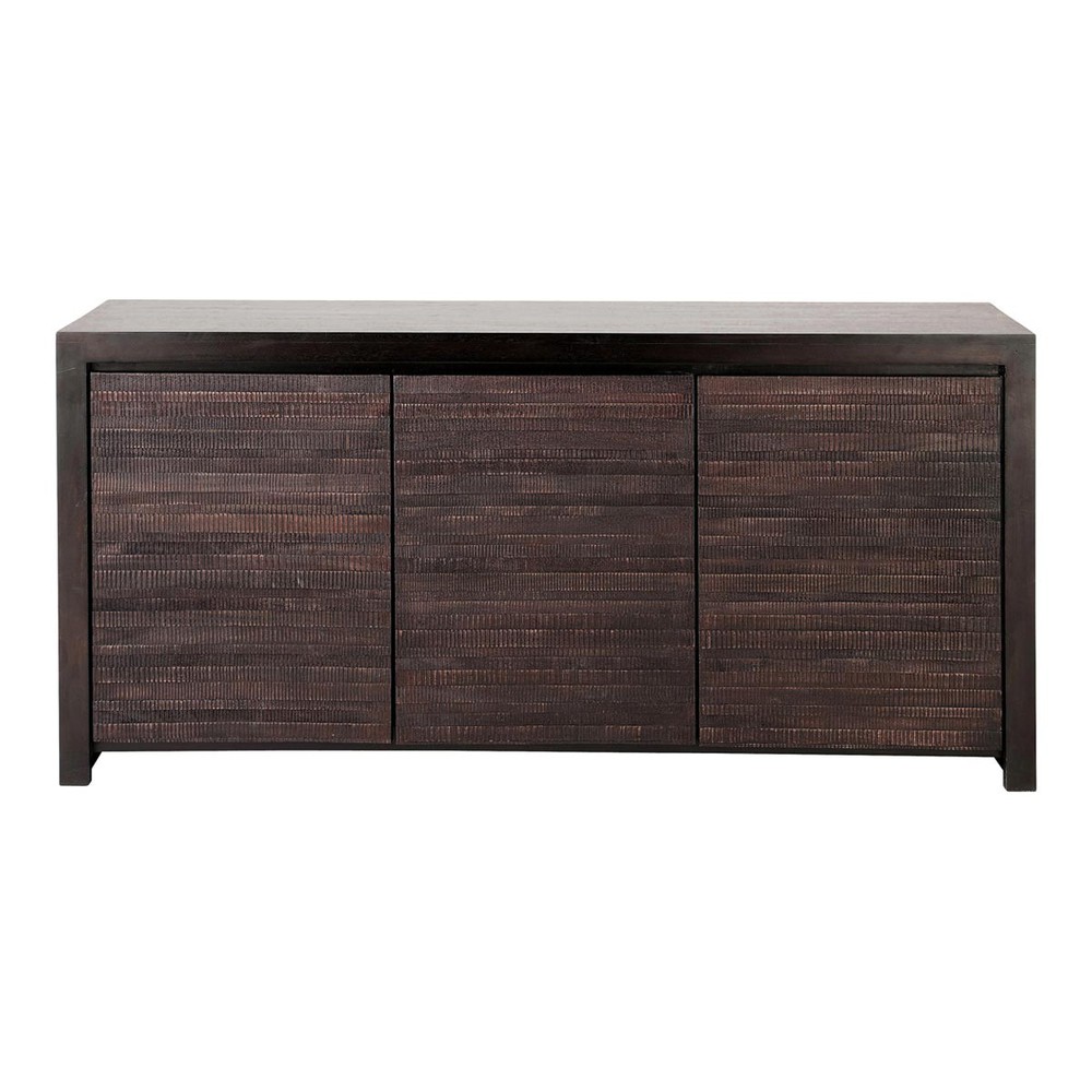 Stained solid mango wood exotic sideboard W 160cm Java Maisons du Monde