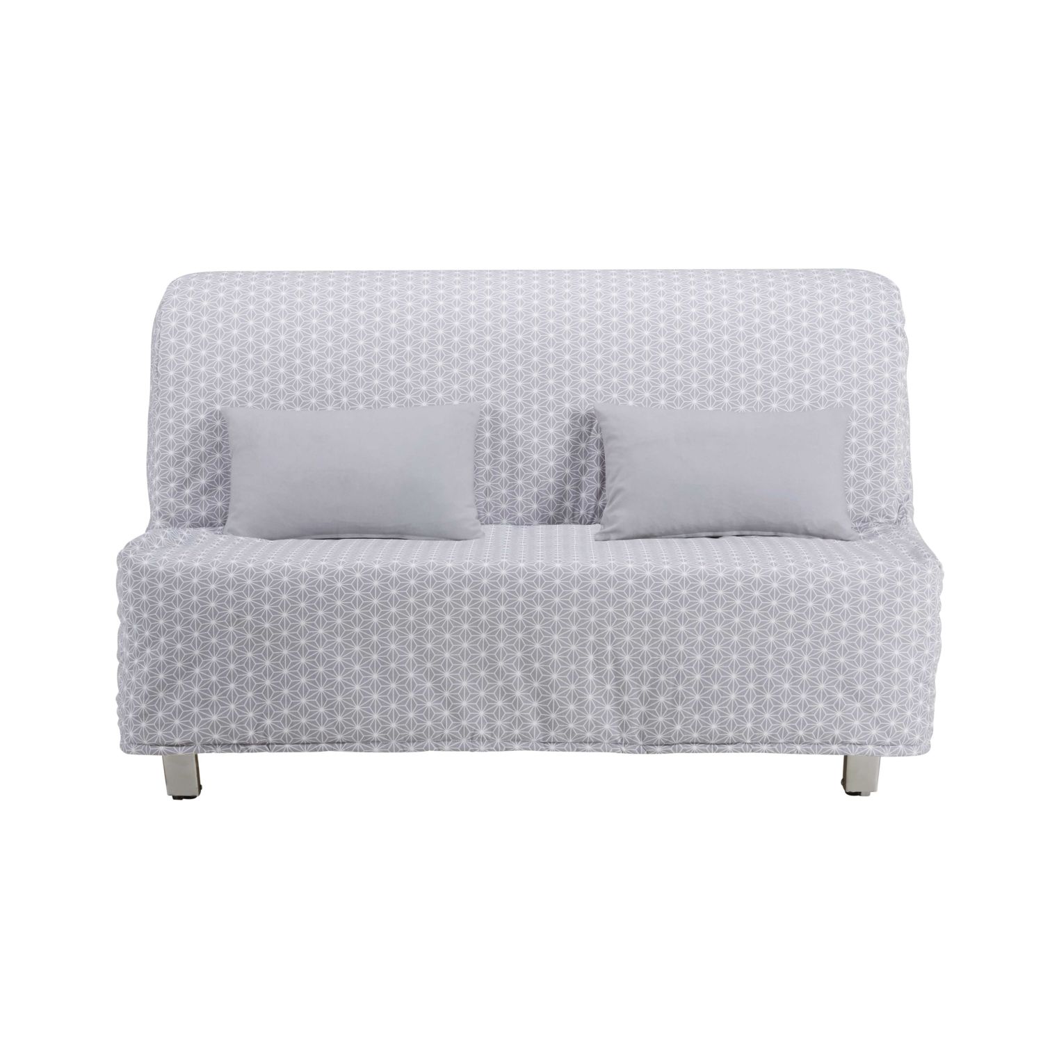 Star Print Grey Futon Sofa Bed Cover Elliot Maisons Du Monde