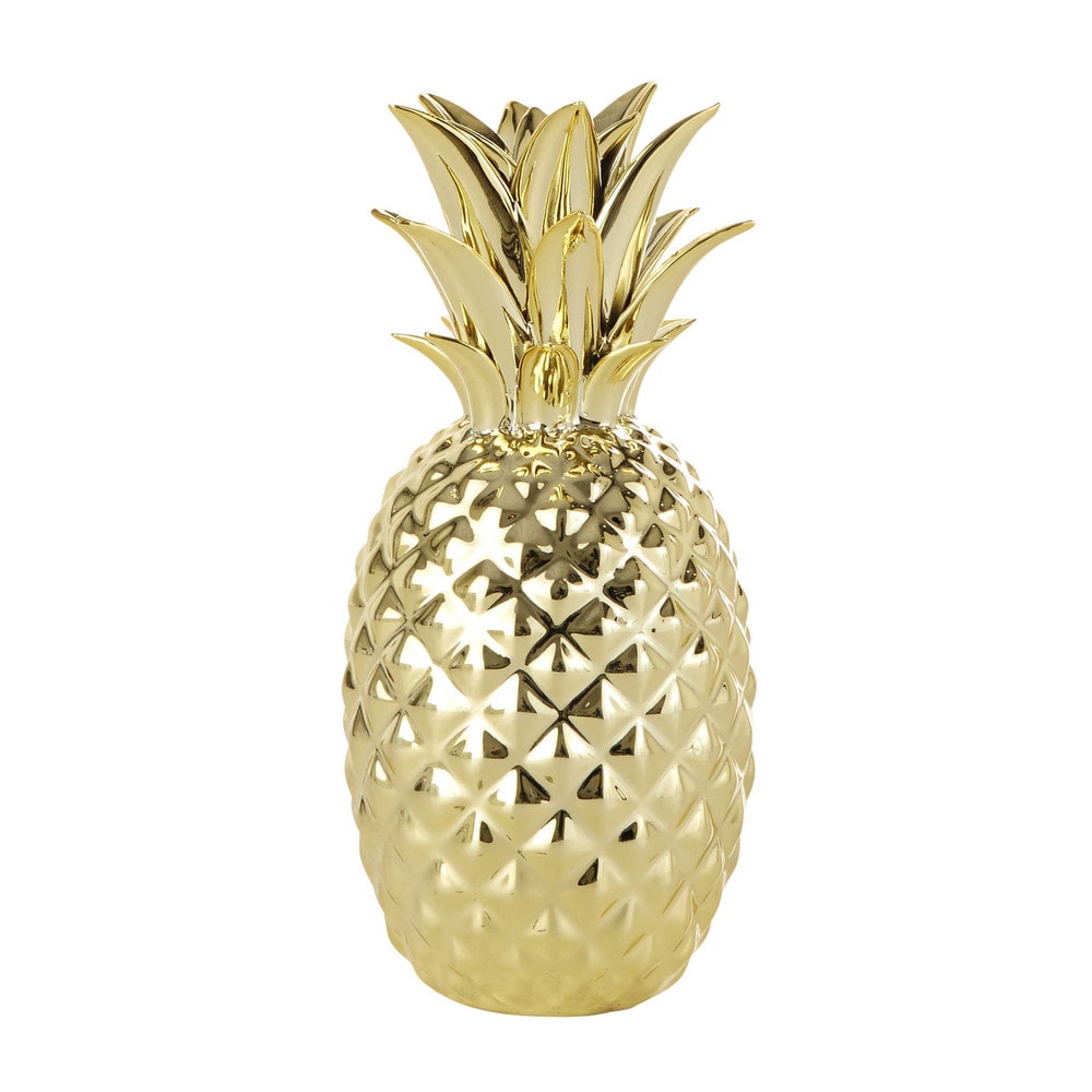statuette ananas doree h 23 cm 1000 7 36 159977_1