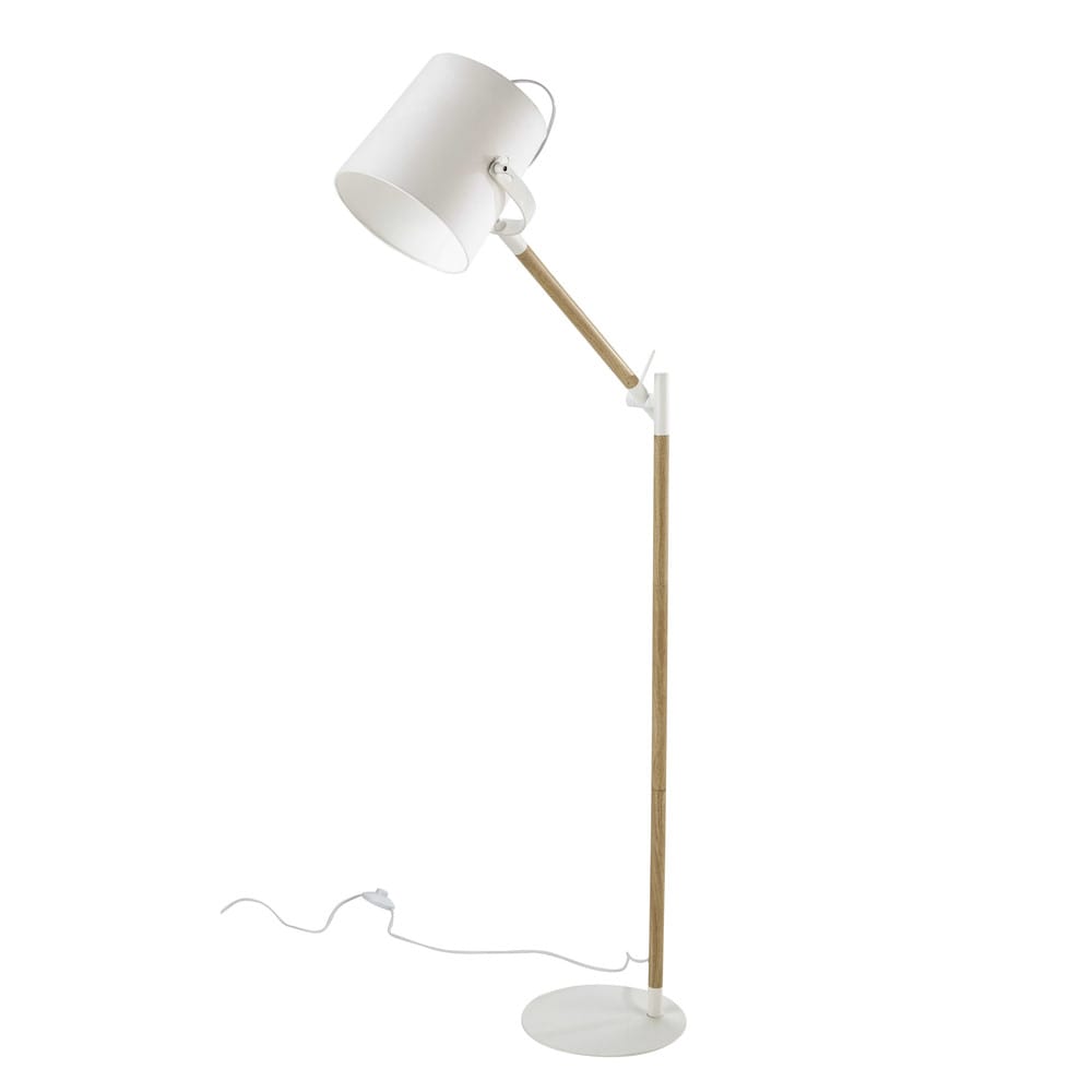 stehlampe groenland aus metall und weisser baumwolle h 154 cm 1000 6 40 154774_1