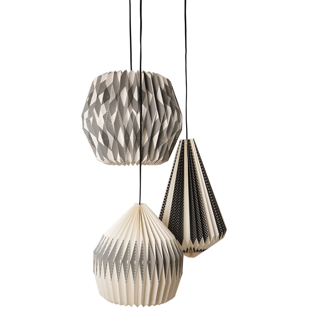 Lot De 2 Abat-jours Suspendus En Papier SEWOART - Style Lanterne Japonaise - Décoration Lumineuse Élégante