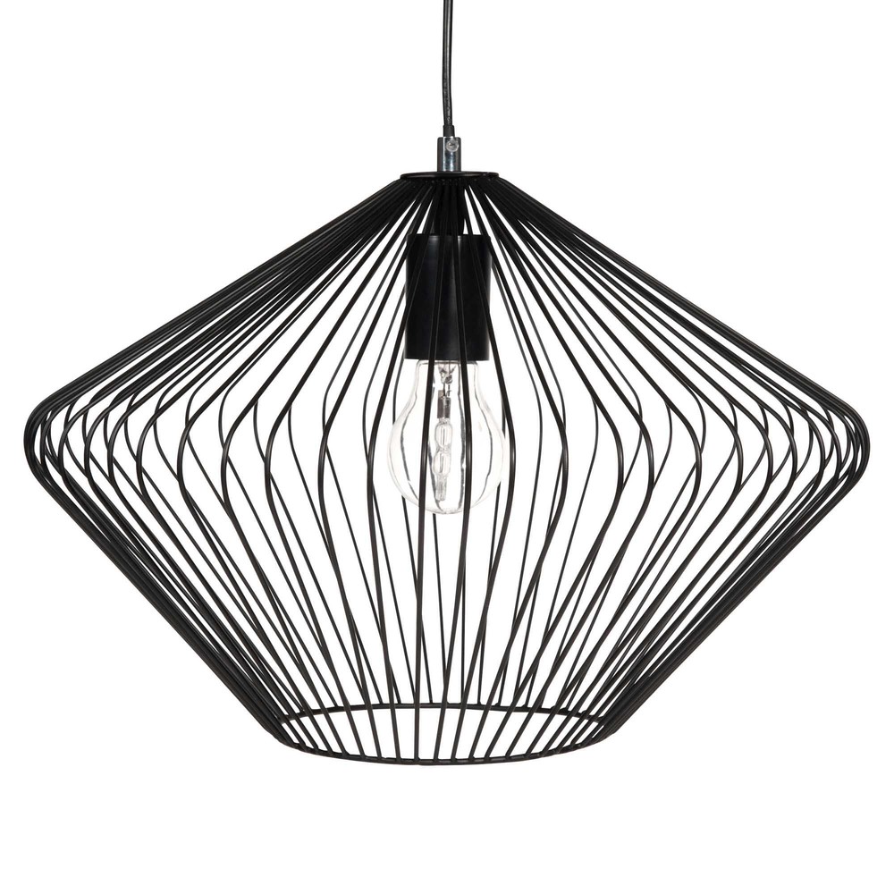 suspension metal noir suspension filaire en m 233 tal noir d 42cm caramba maisons du monde suspension metal noir suspension filaire en m 233 tal noir d 42cm caramba maisons du monde