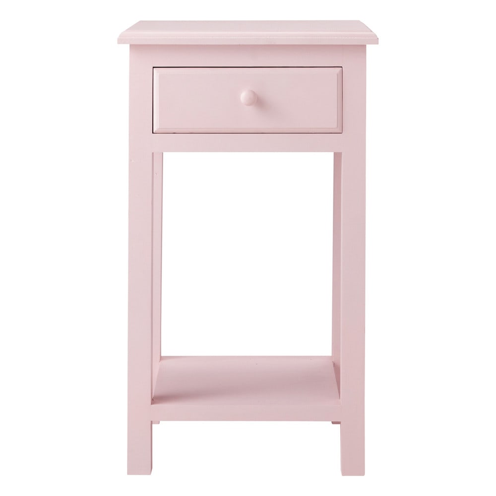 Attractive Table De Nuit Rose #4: Table De Chevet Enfant Avec Tiroir En Bois Rose L 35 Cm Attractive Table De Nuit Rose #4: Table De Chevet Enfant Avec Tiroir En Bois Rose L 35 Cm