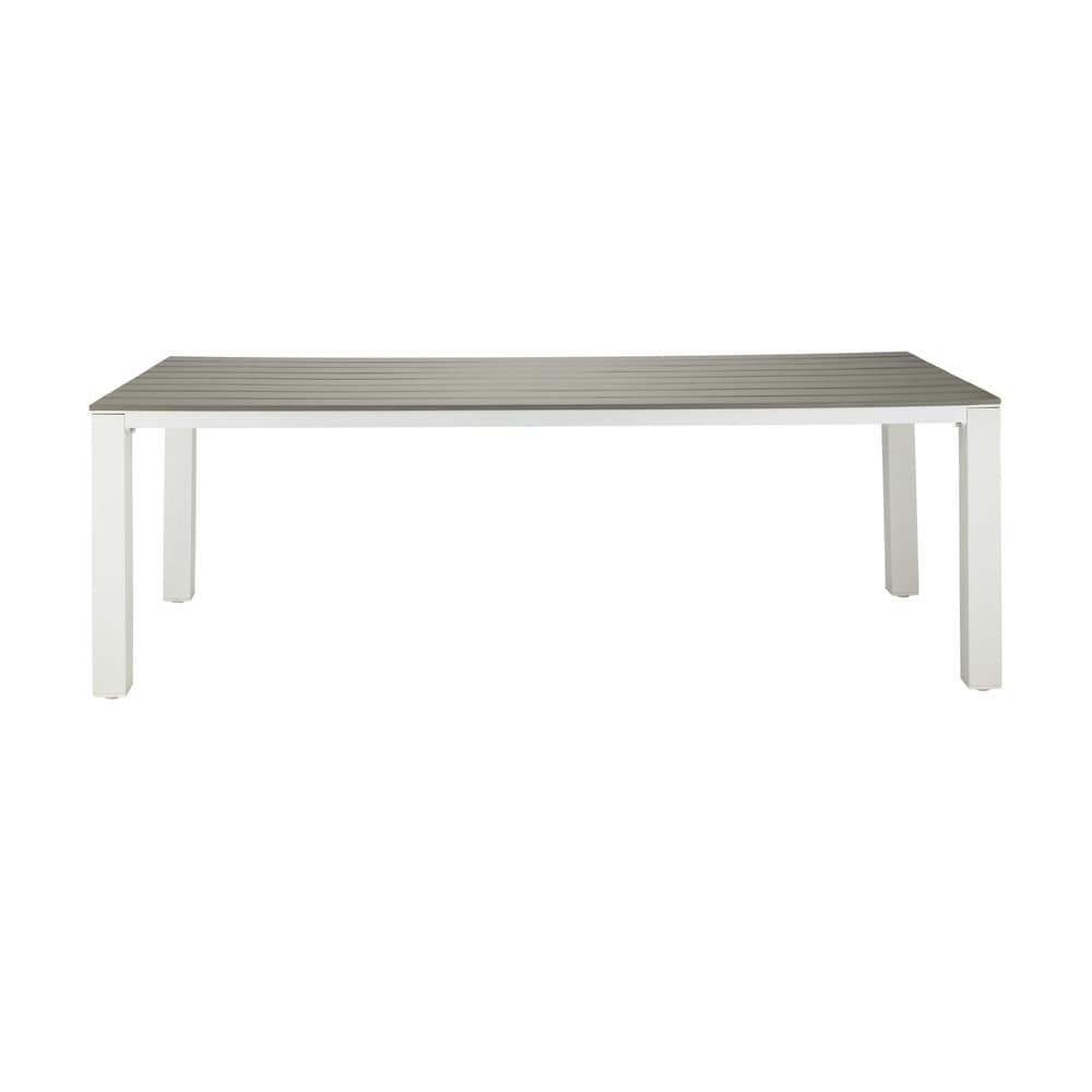 Table de jardin en aluminium gris clair L 230 cm Escale Maisons du Monde