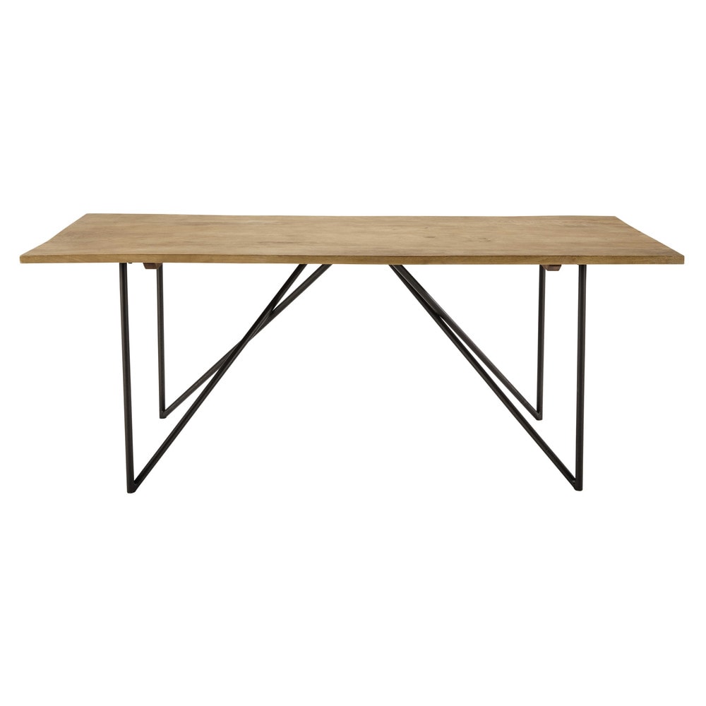 Table de salle à manger en manguier massif L 200 cm Arty Maisons du Monde -> Table Exotique Maison Du Monde Table de salle à manger en manguier massif L 200 cm Arty Maisons du Monde -> Table Exotique Maison Du Monde