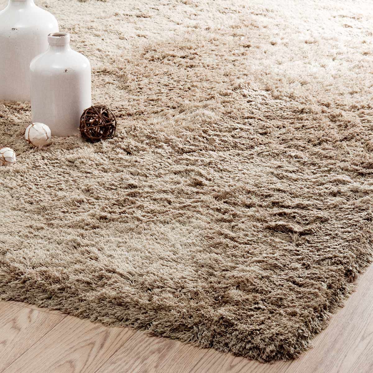 Tapis En Cuir Beige Et Gris 140 X 200 Basics Maisons Du Monde