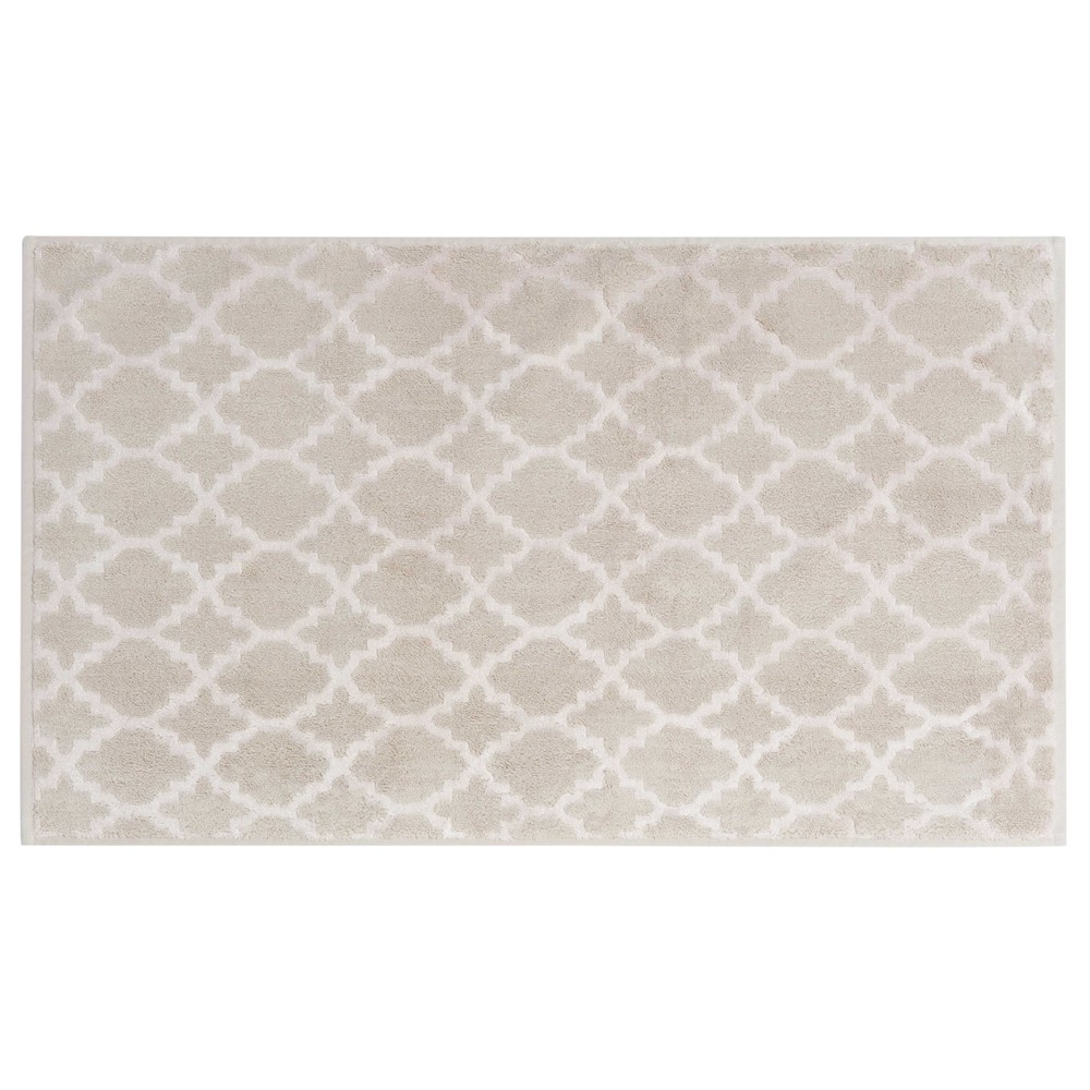 Tapis de bain beige à motifs 80x50cm NESTOR | Maisons du Monde