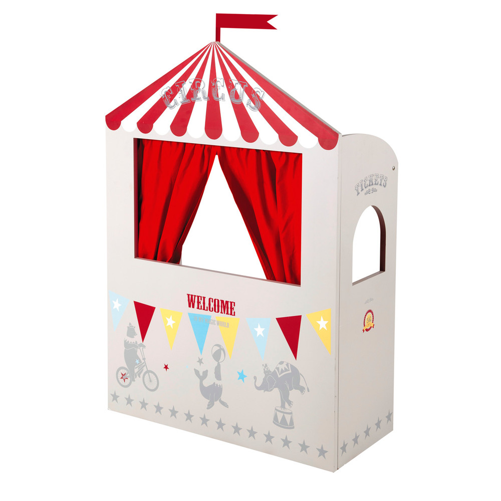 Tenda Teatro Marionette Navaris - Doppia Faccia: Gelateria E Teatro, Salvaspazio, 128x78 Cm - Foto 2