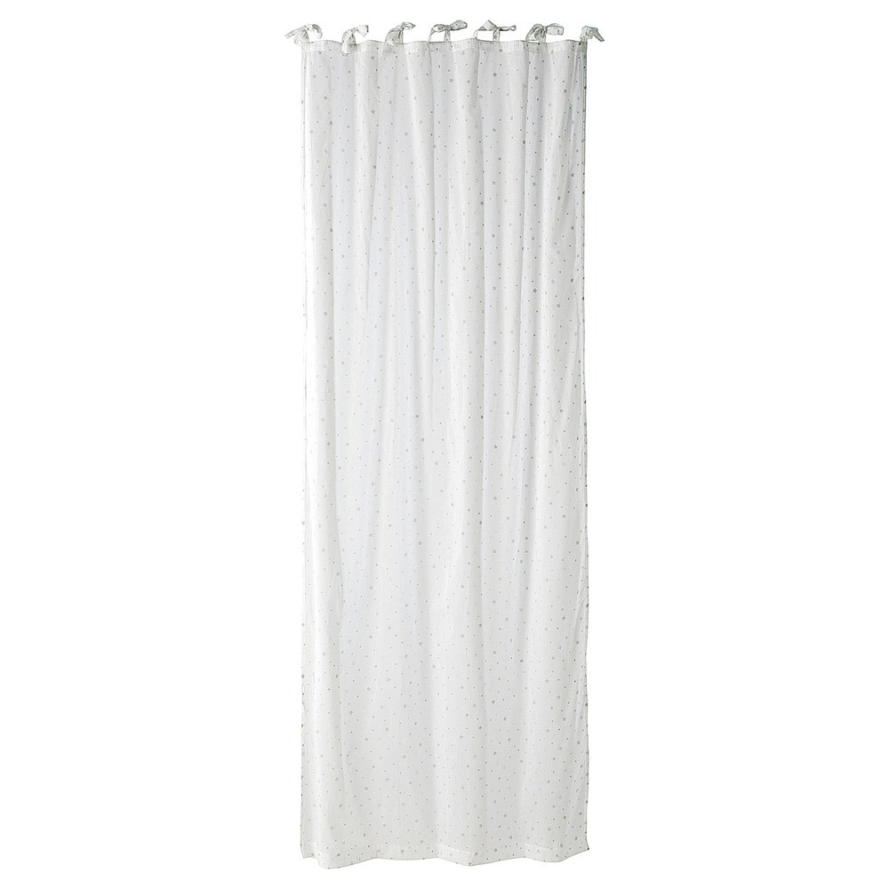 Tenda Doccia In Misto Cotone Awellife Con Nappe E Strisce – Beige, 91x183 Cm, Lavabile, Con 12 Ganci