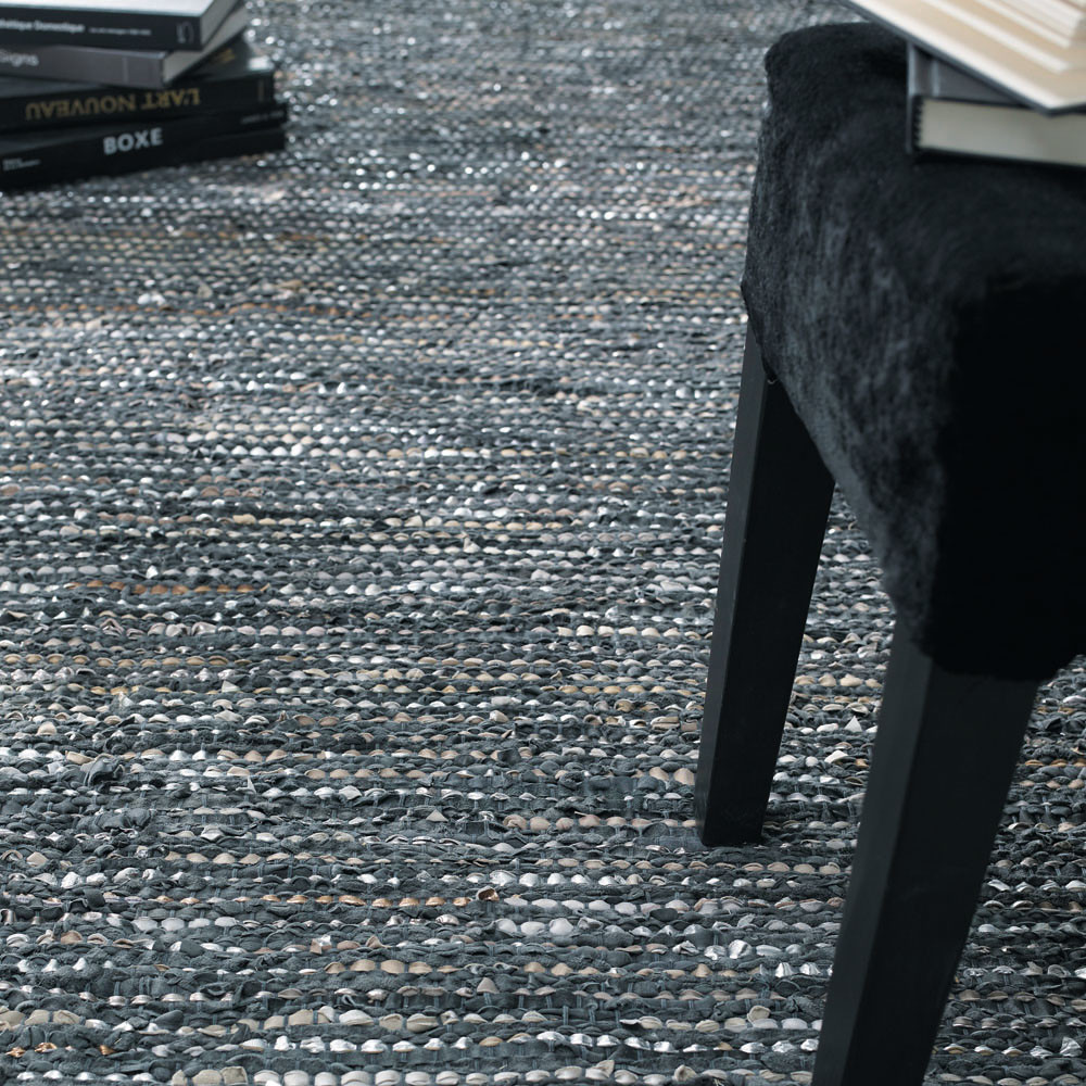 Teppich Basics anthrazit 140 x 200 cm | Maisons du Monde
