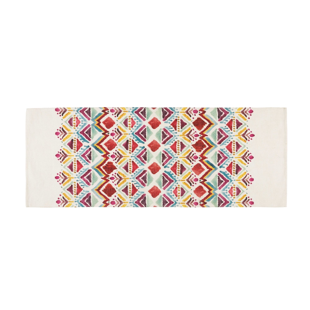 Teppich mit buntem EthnoMuster bedruckt 80x200cm Teppich mit buntem EthnoMuster bedruckt 80x200cm