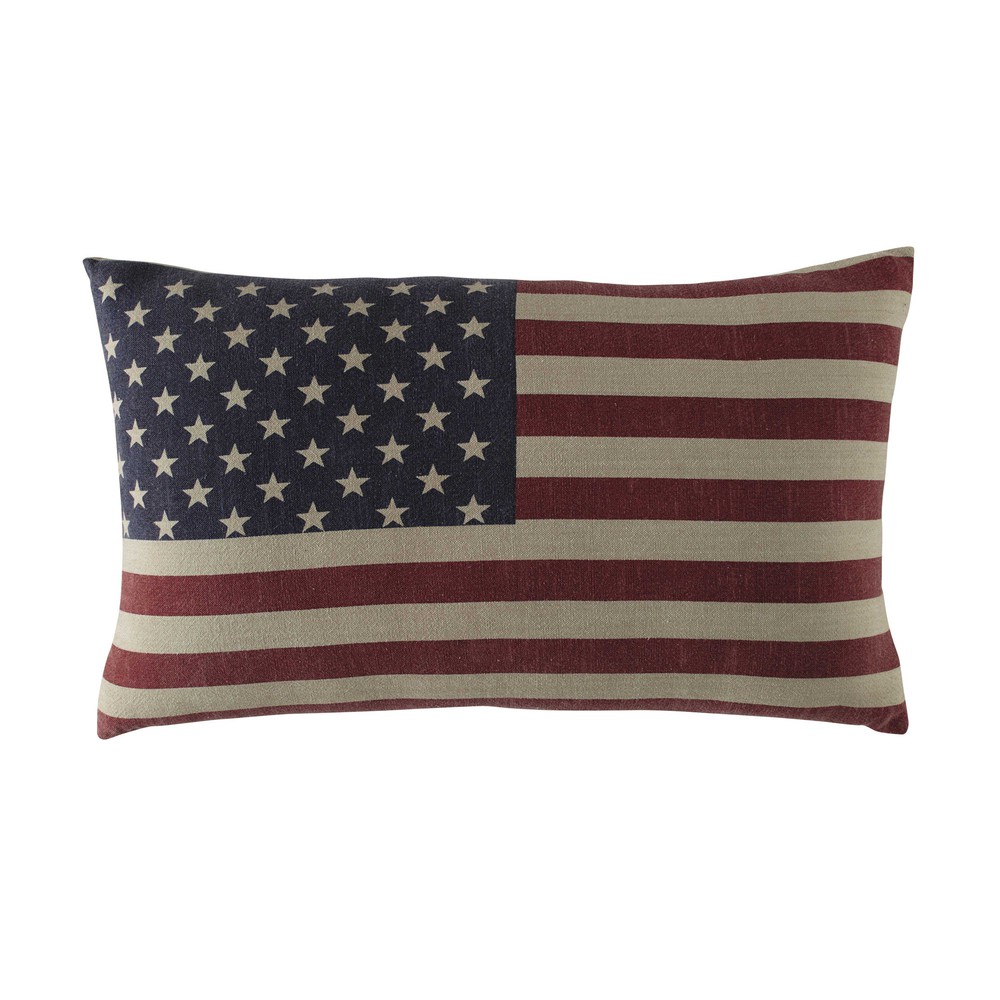 USA American flag cotton cushion 40 x 60cm Maisons du Monde