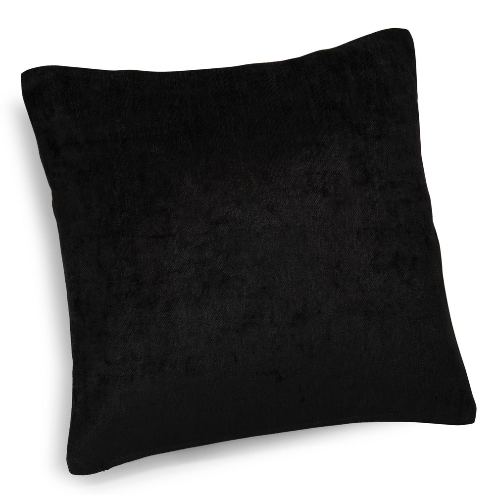 VINTAGE VELVET BELOUGA black velvet cushion 45 x 45cm Maisons du Monde