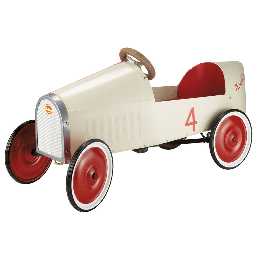 Voiture à pédales vintage blanche Baghera Maisons du Monde